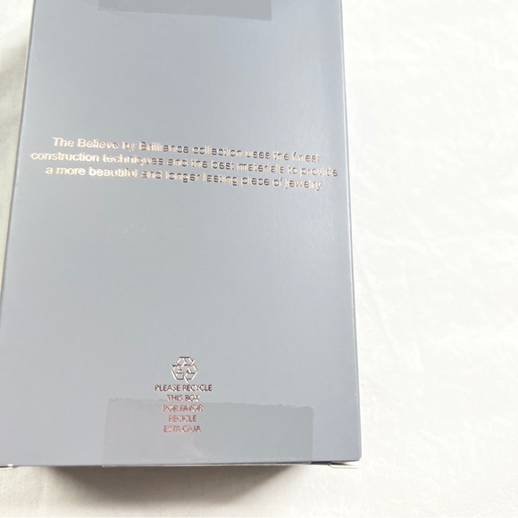 NIB Believe Brilliance Fine Silver Plated Genuine Crystal Pendant & Earring Set - Picture 3 of 3